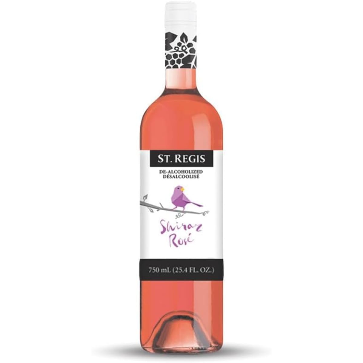 ST. REGIS Non-Alcoholic Cabernet Sauvignon, 25.4 Fl Oz (6 Pack) - Low Calorie, Low Sugar - Fruity & Spicy Rich Flavor from Spain
