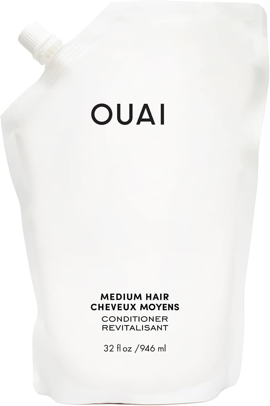 OUAI Fine Hair Conditioner - Volumizing Conditioner for Fine Hair Made with Keratin, Biotin and Chia Seed Oil - Adds Softness, Bounce and Volume - Free from Parabens, Sulfates, and Phthalates (10 Oz)