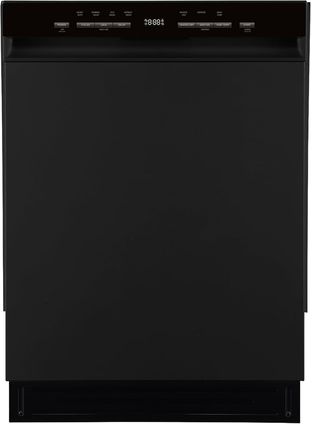 Kenmore 24" Hybrid Tub Dishwasher - Black | 54 DBA - MoreSpace Adjustable Rack, UltraWash, High Temp & SmartWash - 12 Place Settings - ENERGY STAR Certified