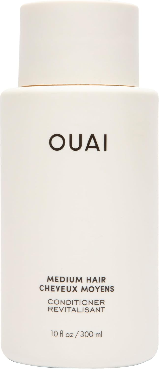 OUAI Fine Hair Conditioner - Volumizing Conditioner for Fine Hair Made with Keratin, Biotin and Chia Seed Oil - Adds Softness, Bounce and Volume - Free from Parabens, Sulfates, and Phthalates (10 Oz)