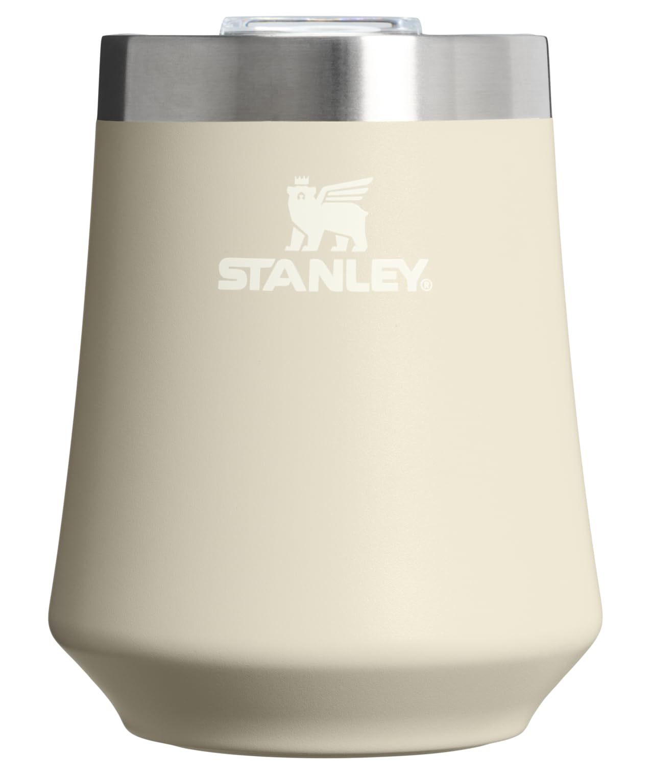 STANLEY Reserve Wine Tumbler | 11 oz Stainless Steel Travel Mug For Wine, Cocktails, Soda | Keeps Drinks Cold for Hours | BPA-Free | Cream Gloss