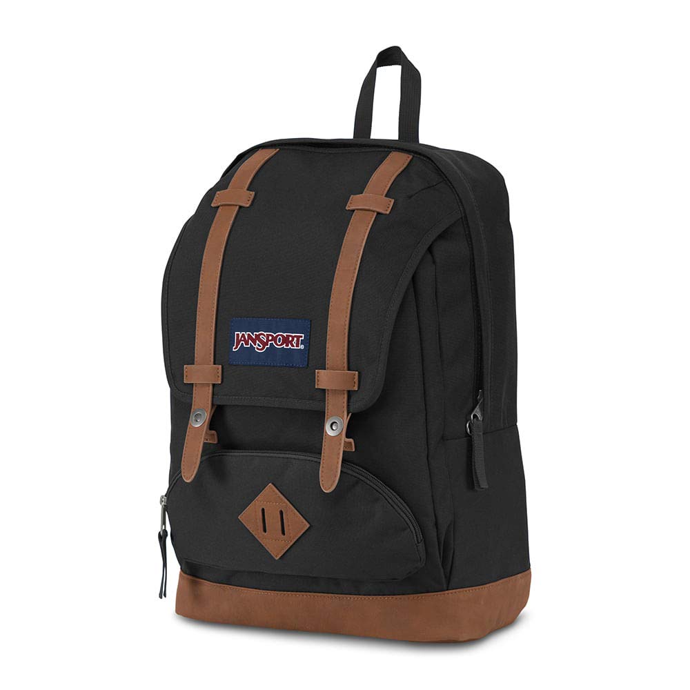 JanSport Cortlandt Laptop Backpack, Misty Rose, 15” Laptop Sleeve-Synthetic Leather Shoulder Computer Bag with Large Compartment, Padded Straps-Book Rucksack for Men, Women