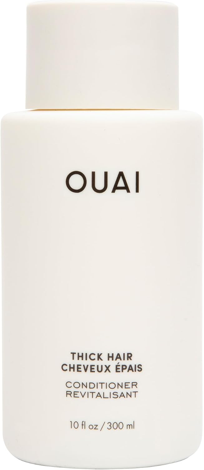 OUAI Fine Hair Conditioner - Volumizing Conditioner for Fine Hair Made with Keratin, Biotin and Chia Seed Oil - Adds Softness, Bounce and Volume - Free from Parabens, Sulfates, and Phthalates (10 Oz)