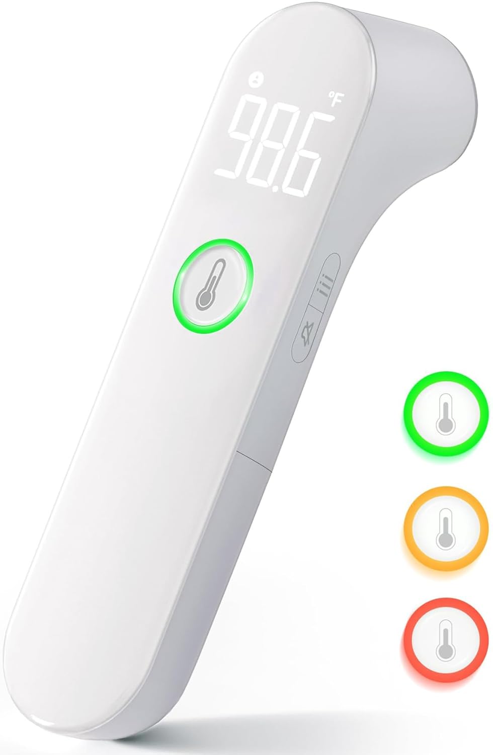 Viproud Thermometer for Adults and Kids, Fast Accurate Baby Thermometer | 1 second Result, Fever Alarm, Mute Mode, Body & Object Mode, 35 Memory Recall, Baby Essentials, Lifetime Support