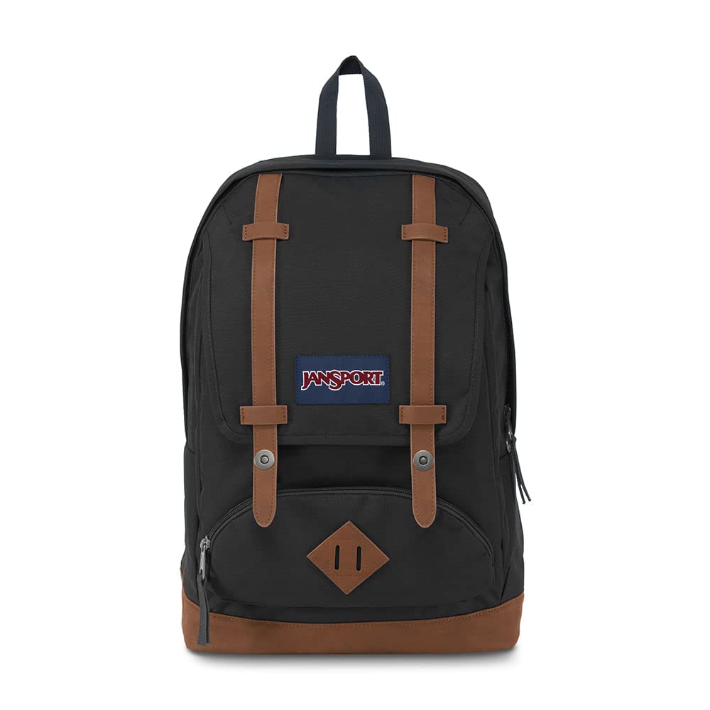 JanSport Cortlandt Laptop Backpack, Misty Rose, 15” Laptop Sleeve-Synthetic Leather Shoulder Computer Bag with Large Compartment, Padded Straps-Book Rucksack for Men, Women