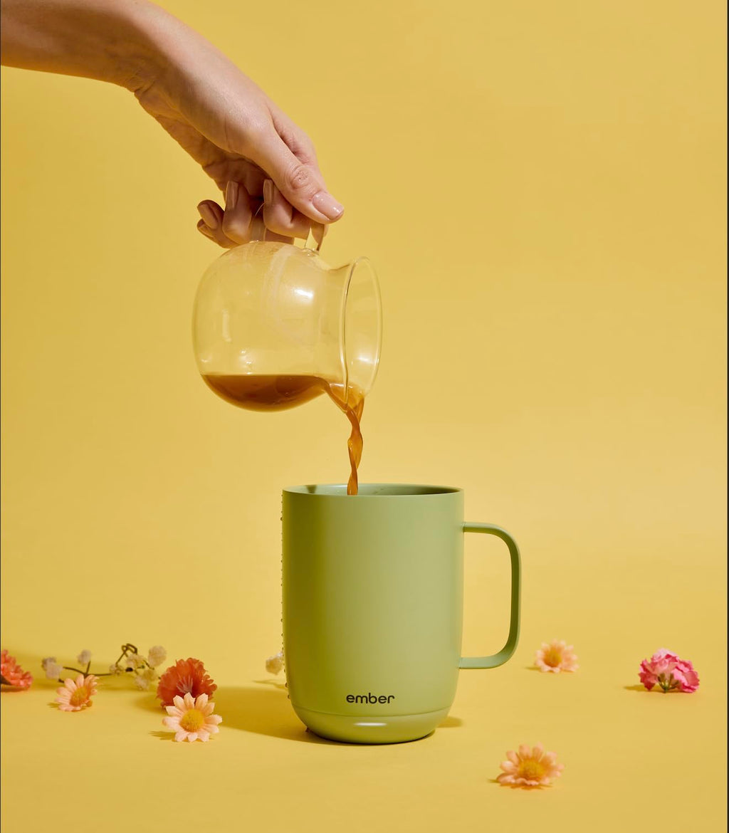 Ember Temperature Control Smart Mug 2, 14 Oz, App-Controlled Heated Coffee Mug with 80 Min Battery Life and Improved Design, White