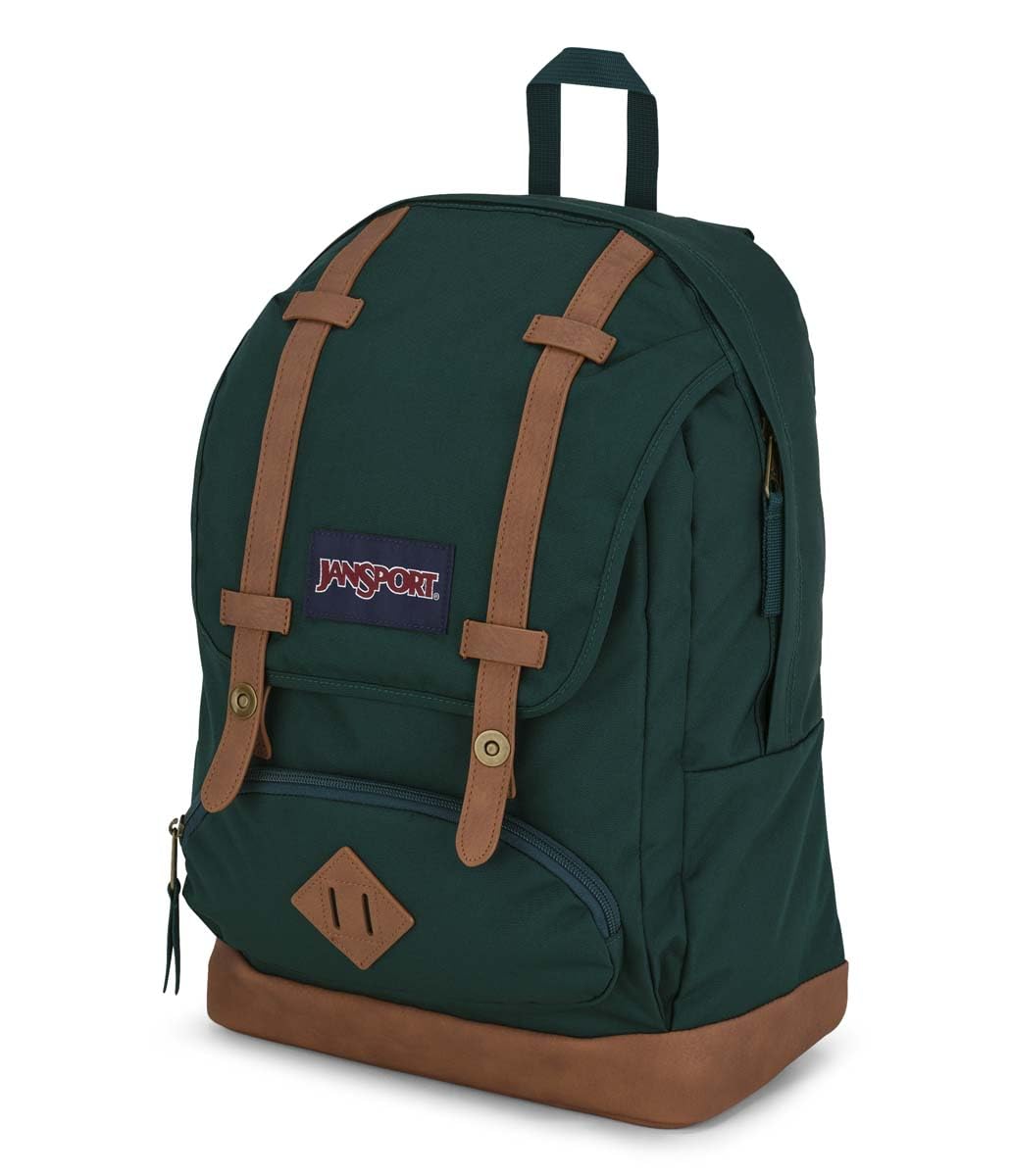 JanSport Cortlandt Laptop Backpack, Misty Rose, 15” Laptop Sleeve-Synthetic Leather Shoulder Computer Bag with Large Compartment, Padded Straps-Book Rucksack for Men, Women