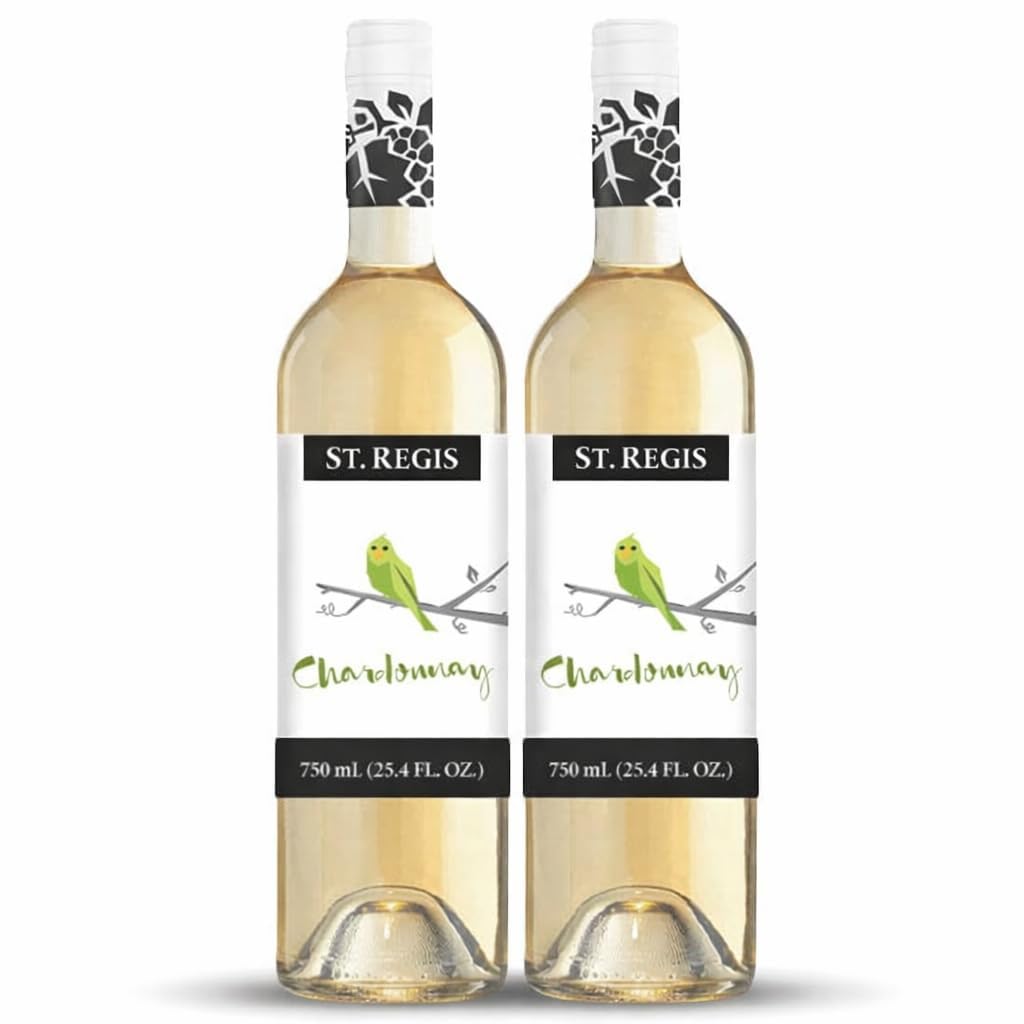 ST. REGIS Non-Alcoholic Cabernet Sauvignon, 25.4 Fl Oz (6 Pack) - Low Calorie, Low Sugar - Fruity & Spicy Rich Flavor from Spain