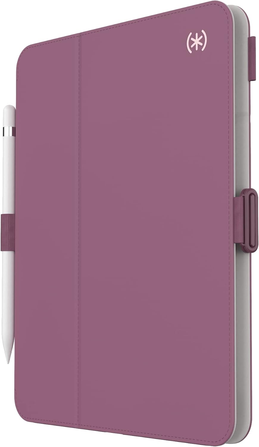 Speck iPad 10th Generation Case 2022 - Slim Multi Range Stand, Hard Back Case -Apple Pencil Holder & Drop Protection - 10.9 Inch iPad, Camera Shield - Plumberry, Crushed Apple, Crepe Pink BalanceFolio