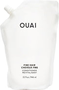 OUAI Fine Hair Conditioner - Volumizing Conditioner for Fine Hair Made with Keratin, Biotin and Chia Seed Oil - Adds Softness, Bounce and Volume - Free from Parabens, Sulfates, and Phthalates (10 Oz)