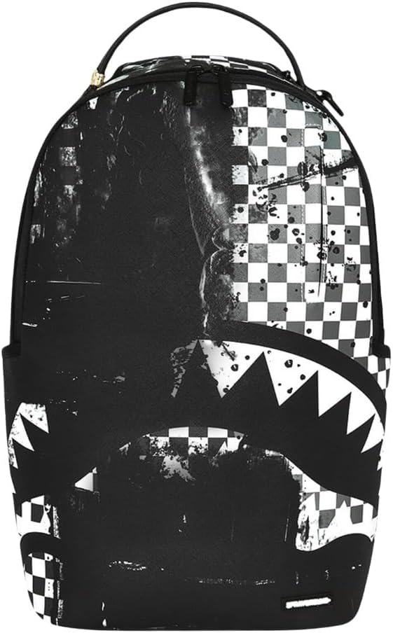 Sprayground Painted over Check Backpack, Multi