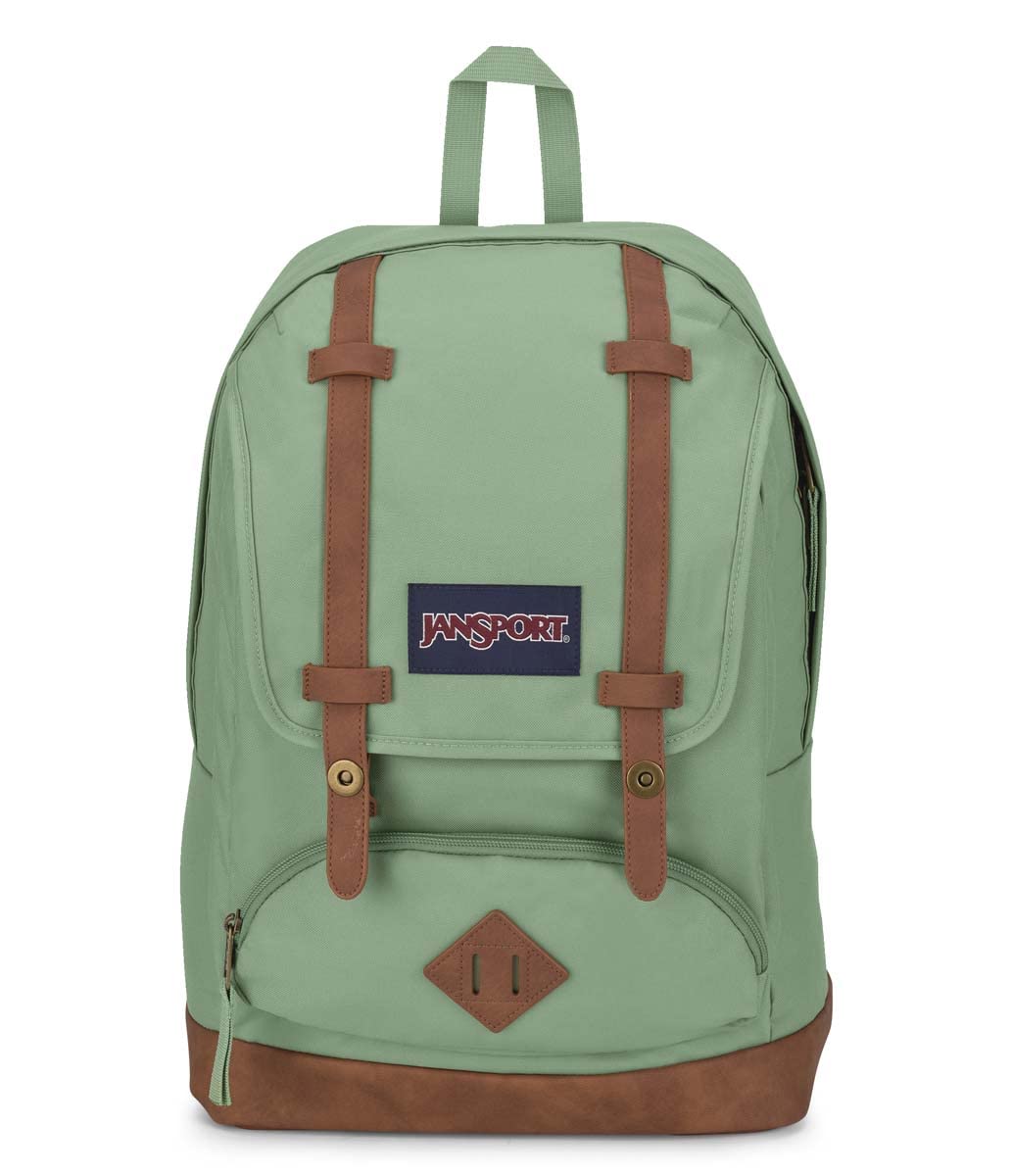 JanSport Cortlandt Laptop Backpack, Misty Rose, 15” Laptop Sleeve-Synthetic Leather Shoulder Computer Bag with Large Compartment, Padded Straps-Book Rucksack for Men, Women