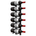 Ultra Wine Racks Wall Mounted Label-Out Wine Racks (4 Foot 2 Deep, Matte Black, 24 Wine Bottles) - Modern Metal Wine Storage, Modular Design for Home Bar, Kitchen, Dining Rooms, & Wine Cellars