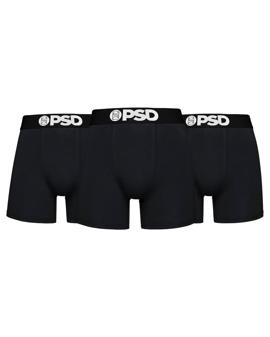 PSD Underwear Mens Boxer Briefs - 3 & 6 Pack, Mid & Standard Length, Soft & Breathable Boxer Briefs for Men