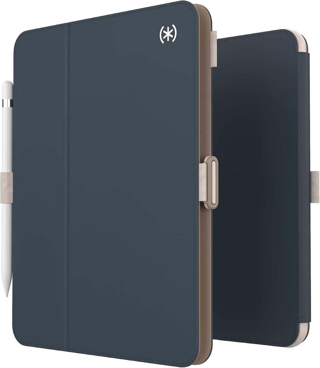 Speck iPad 10th Generation Case 2022 - Slim Multi Range Stand, Hard Back Case -Apple Pencil Holder & Drop Protection - 10.9 Inch iPad, Camera Shield - Plumberry, Crushed Apple, Crepe Pink BalanceFolio