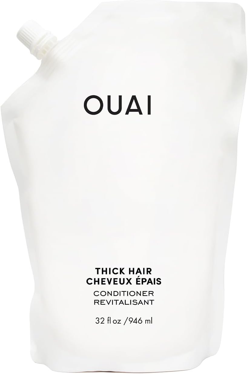 OUAI Fine Hair Conditioner - Volumizing Conditioner for Fine Hair Made with Keratin, Biotin and Chia Seed Oil - Adds Softness, Bounce and Volume - Free from Parabens, Sulfates, and Phthalates (10 Oz)