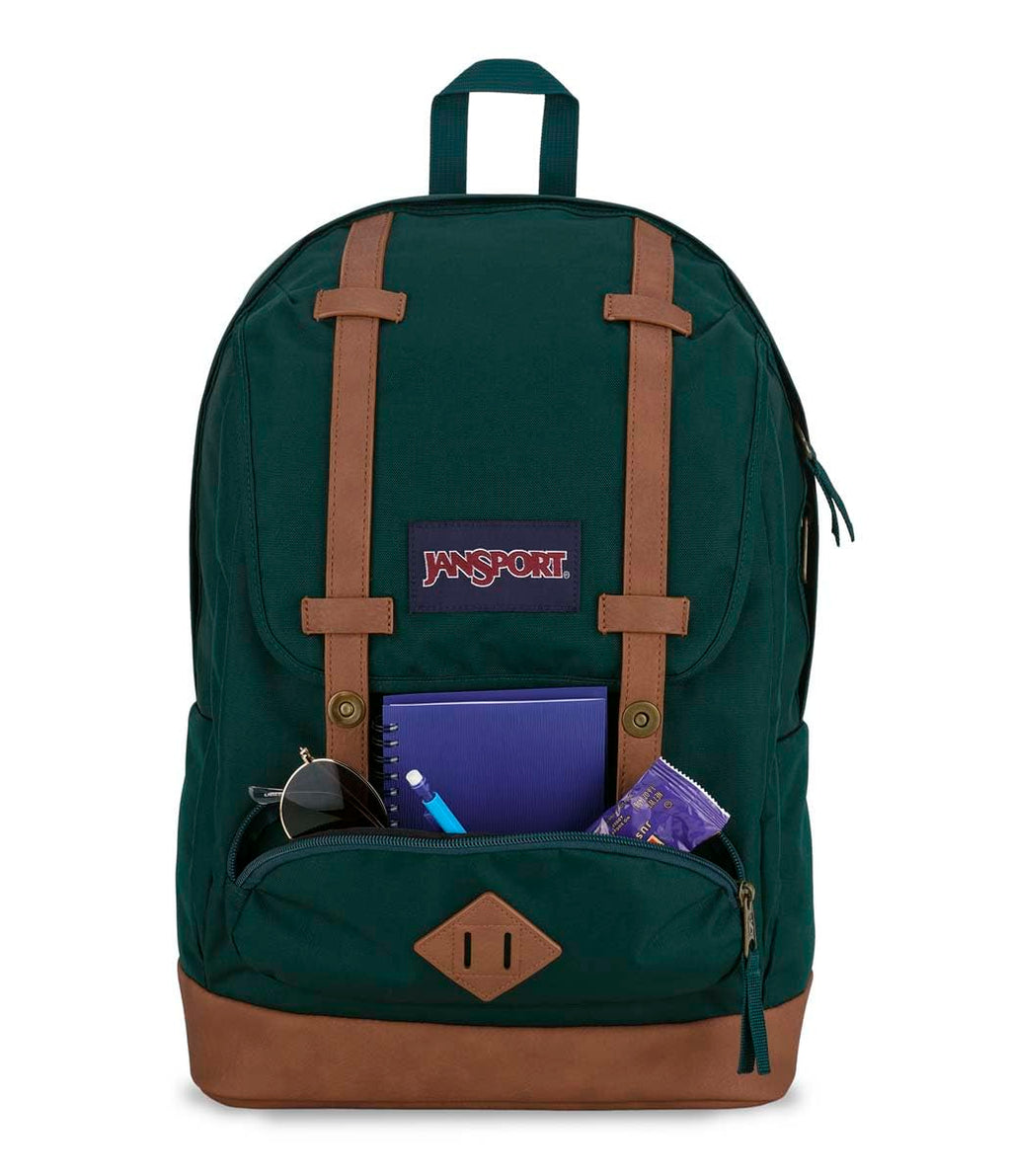JanSport Cortlandt Laptop Backpack, Misty Rose, 15” Laptop Sleeve-Synthetic Leather Shoulder Computer Bag with Large Compartment, Padded Straps-Book Rucksack for Men, Women