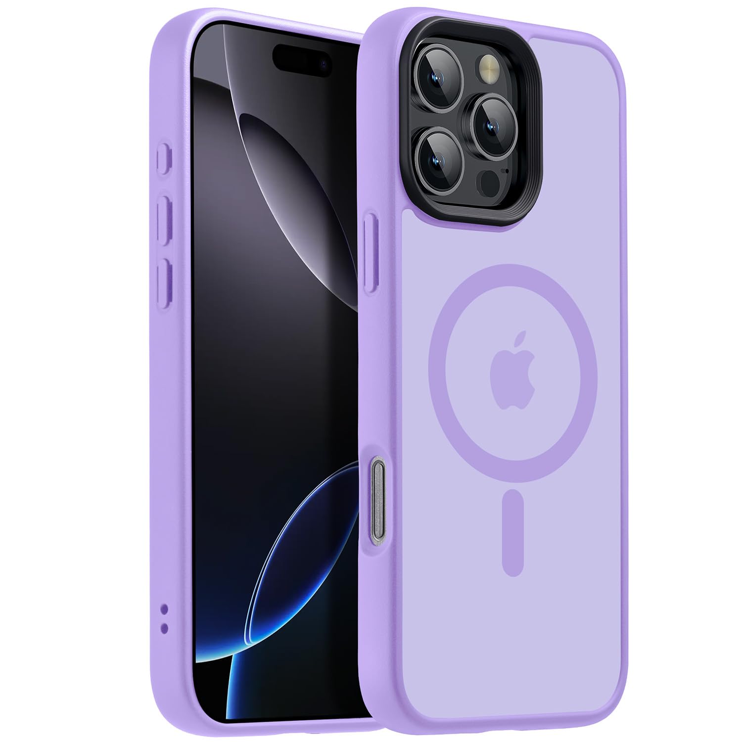 for iPhone 17 Pro Max case with Camera Lens Protector[10Ft Military-Grade Protection] Compatible with fit MagSafe Shockproof Slim Thin Cover case for iPhone 17 Pro Max 6.9 inch, Orange Bumper
