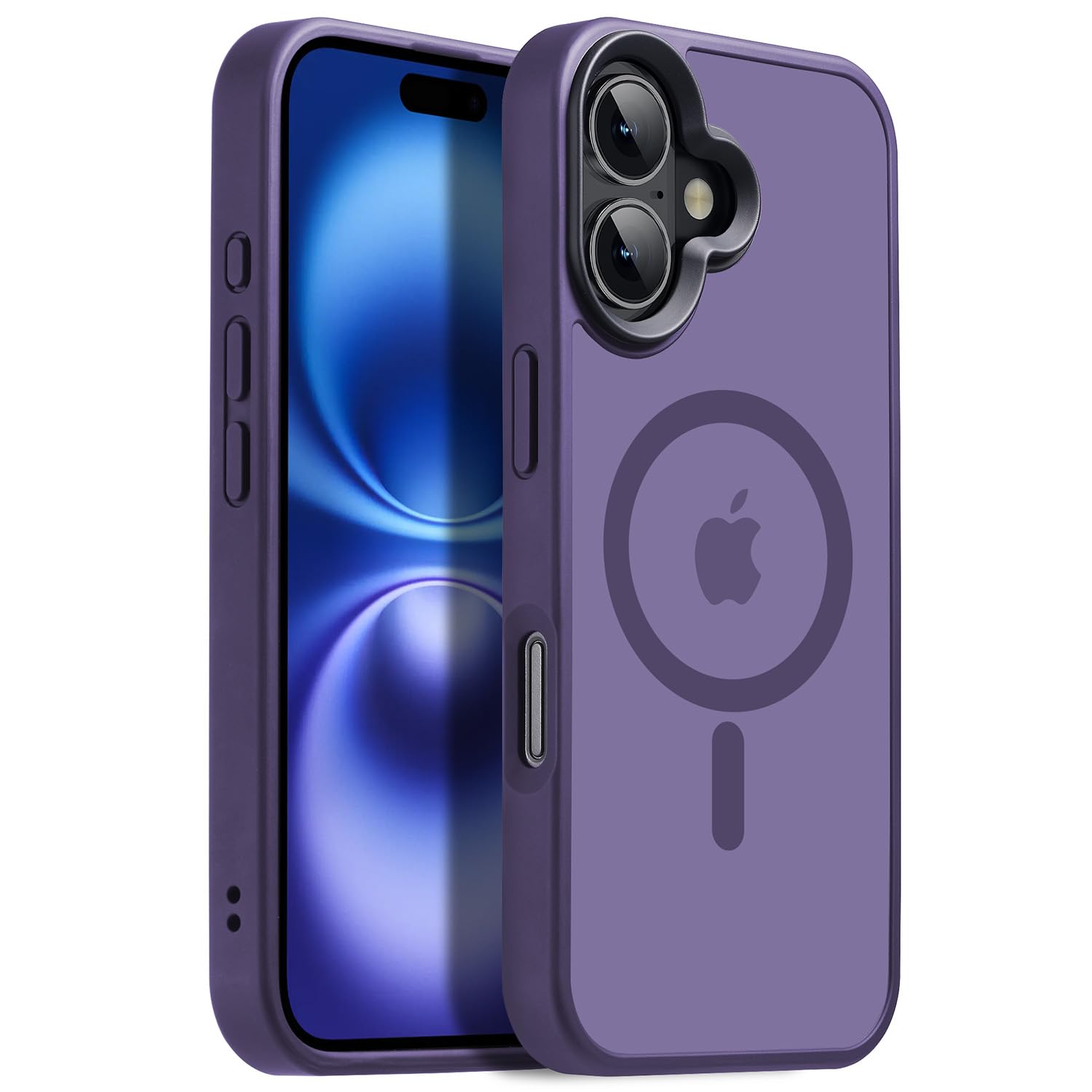 for iPhone 17 Pro Max case with Camera Lens Protector[10Ft Military-Grade Protection] Compatible with fit MagSafe Shockproof Slim Thin Cover case for iPhone 17 Pro Max 6.9 inch, Orange Bumper