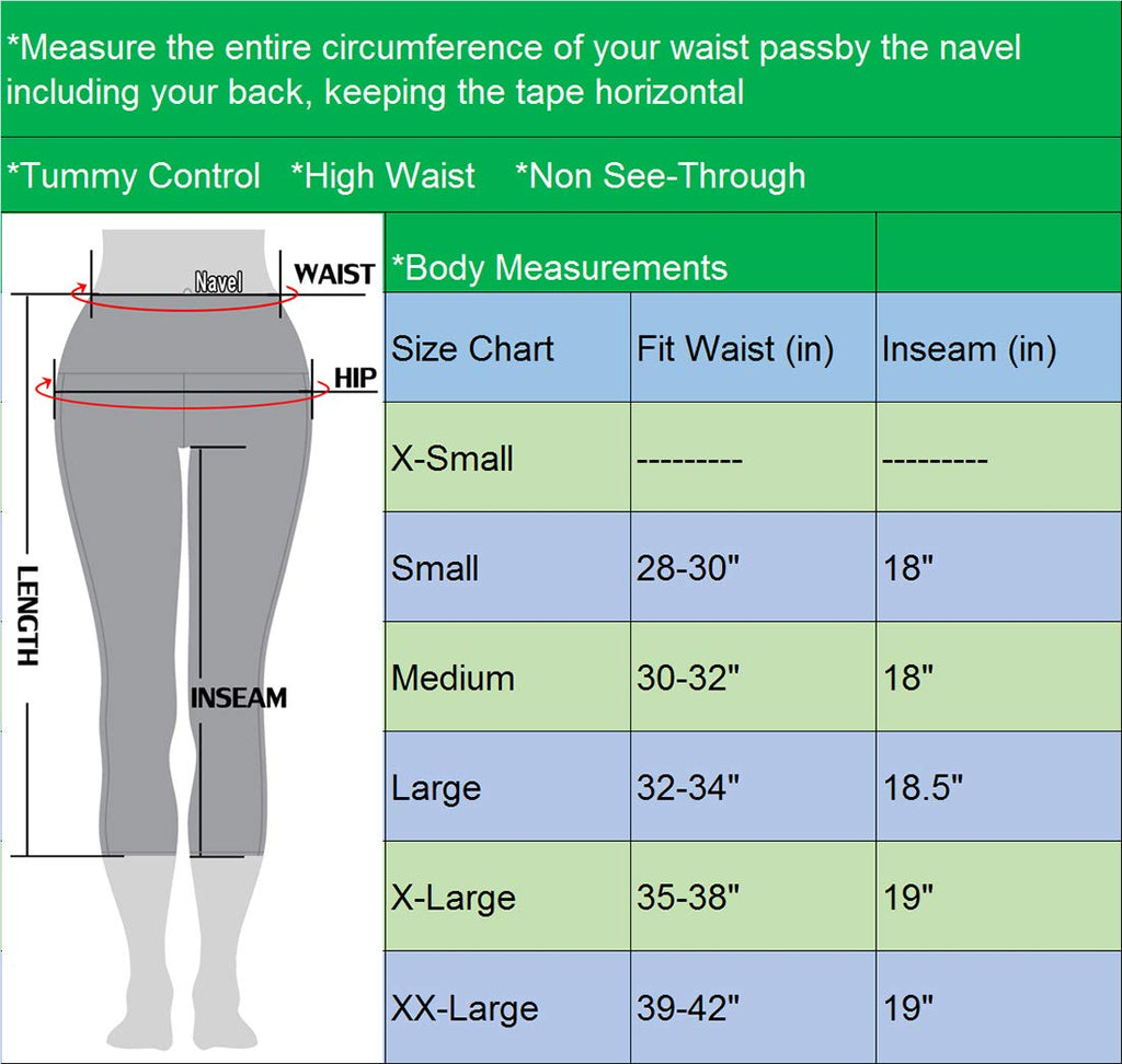 NELEUS Women's Yoga Running Capris Tummy Control High Waist Workout Pants