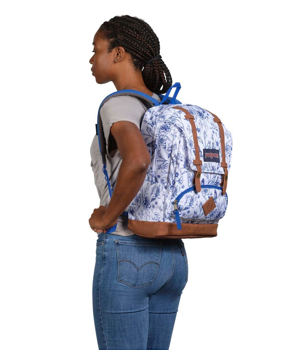 JanSport Cortlandt Laptop Backpack, Misty Rose, 15” Laptop Sleeve-Synthetic Leather Shoulder Computer Bag with Large Compartment, Padded Straps-Book Rucksack for Men, Women
