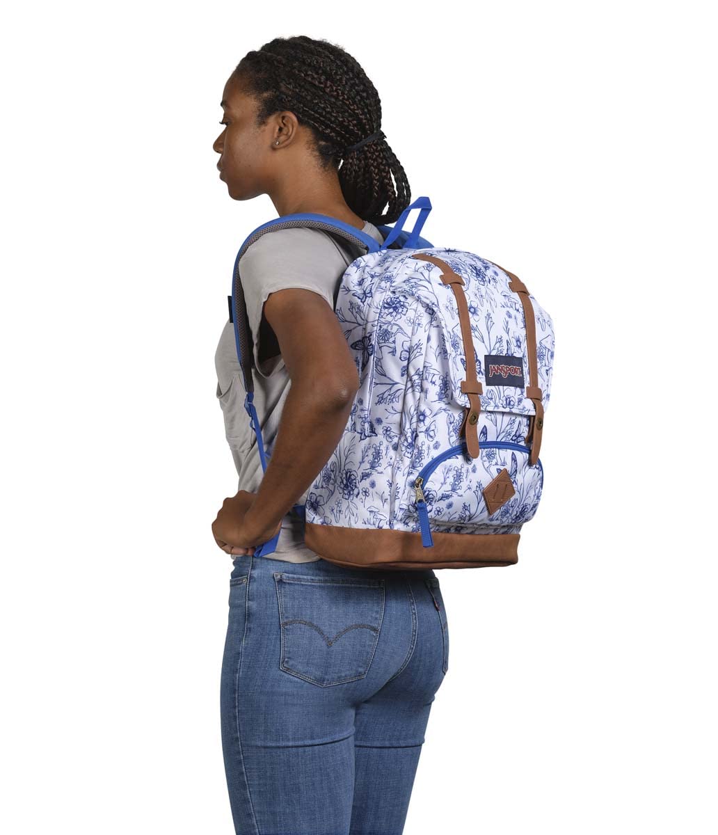 JanSport Cortlandt Laptop Backpack, Misty Rose, 15” Laptop Sleeve-Synthetic Leather Shoulder Computer Bag with Large Compartment, Padded Straps-Book Rucksack for Men, Women
