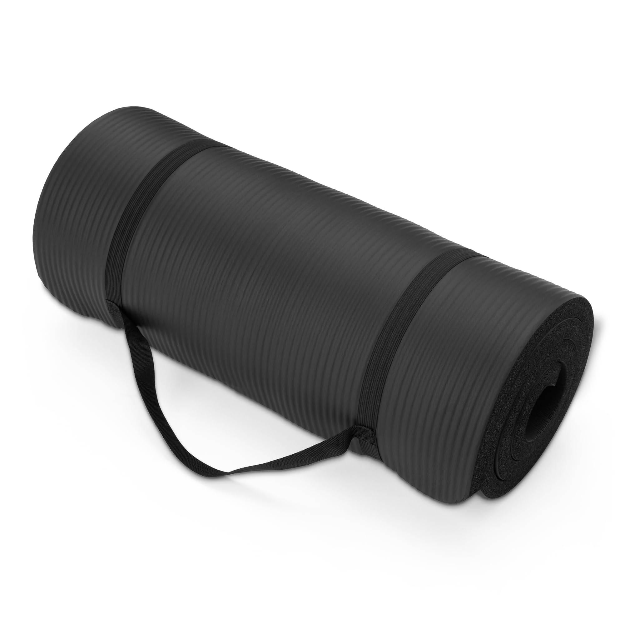 Amazon Basics Extra Thick Exercise Yoga Mat with Carrying Strap