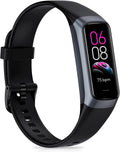 Fitness Tracker with 24/7Heart Rate, Blood Pressure, Sleep Tracking, Calorie, Activity Tracker with 1.1" AMOLED Color Screen, Waterproof Step Tracker for Android iPhones Women Men
