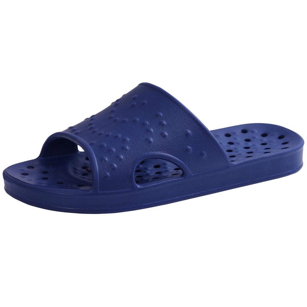 shevalues Shower Shoes for Women Men with Arch Support Quick Drying Pool Slides Lightweight Beach Sandals with Drain Holes