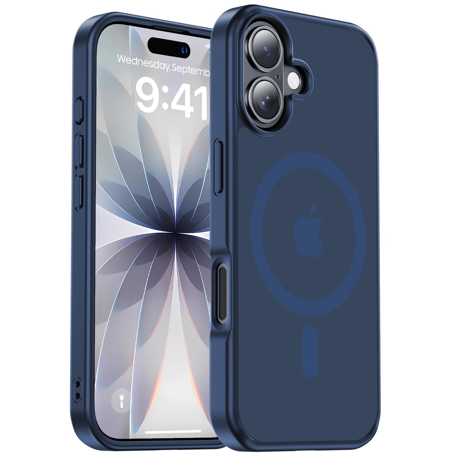 for iPhone 17 Pro Max case with Camera Lens Protector[10Ft Military-Grade Protection] Compatible with fit MagSafe Shockproof Slim Thin Cover case for iPhone 17 Pro Max 6.9 inch, Orange Bumper