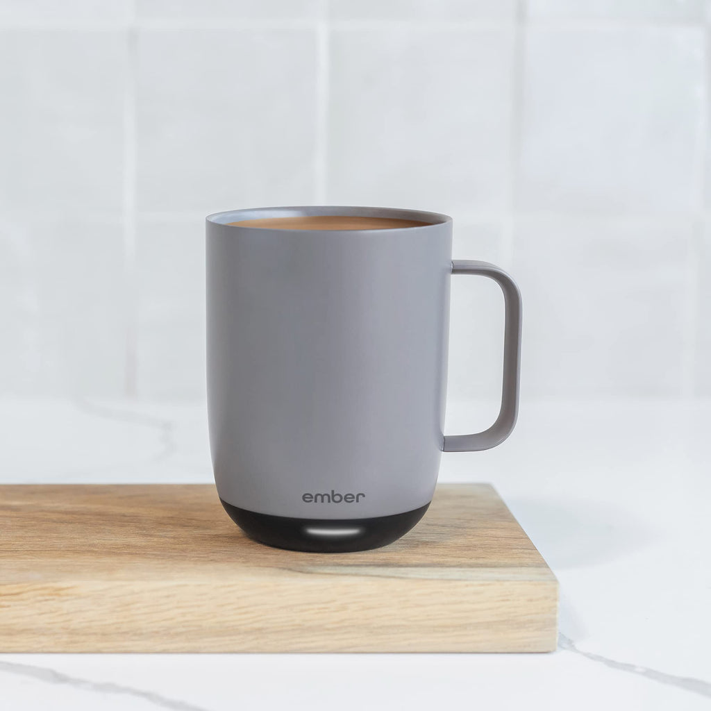 Ember Temperature Control Smart Mug 2, 14 Oz, App-Controlled Heated Coffee Mug with 80 Min Battery Life and Improved Design, White