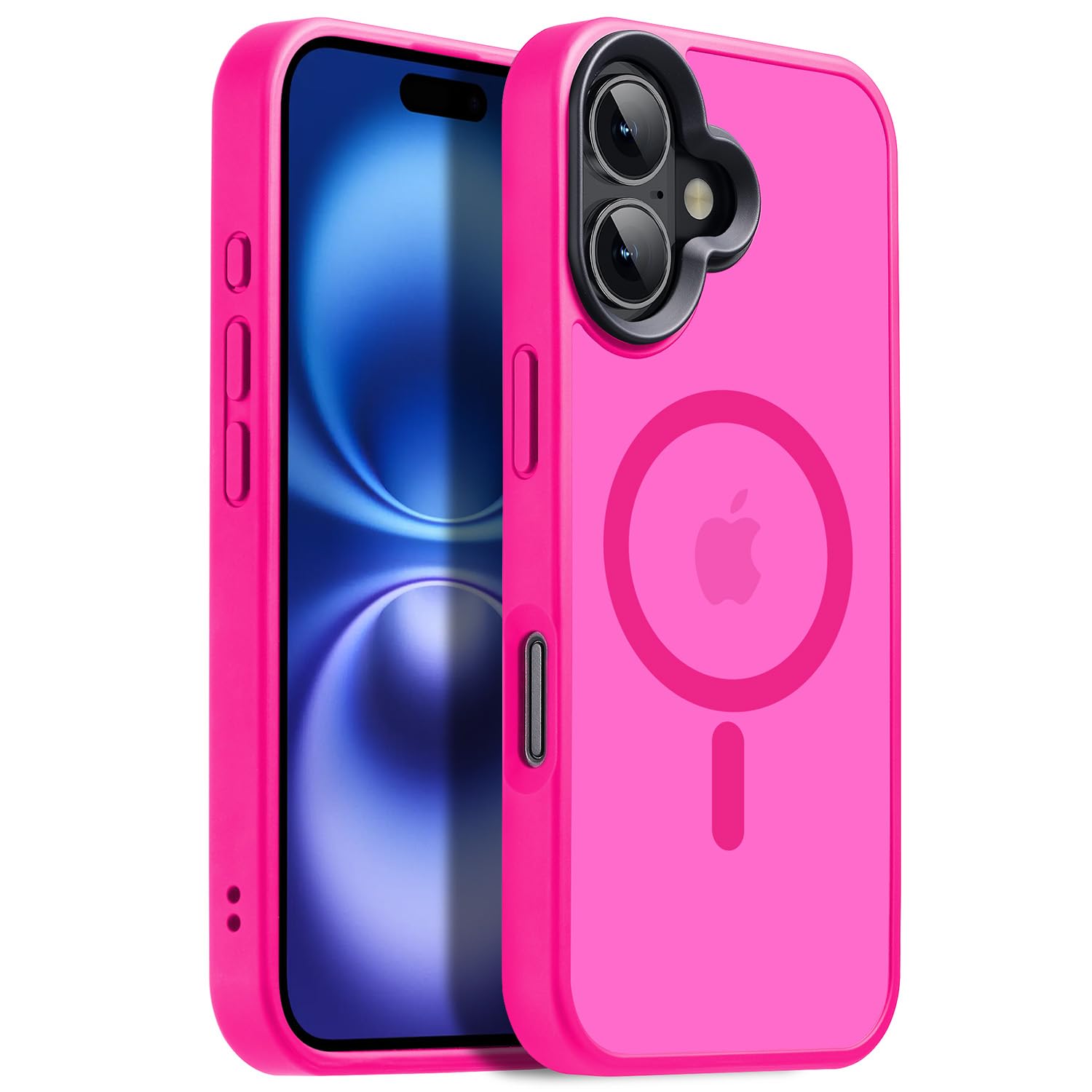 for iPhone 17 Pro Max case with Camera Lens Protector[10Ft Military-Grade Protection] Compatible with fit MagSafe Shockproof Slim Thin Cover case for iPhone 17 Pro Max 6.9 inch, Orange Bumper