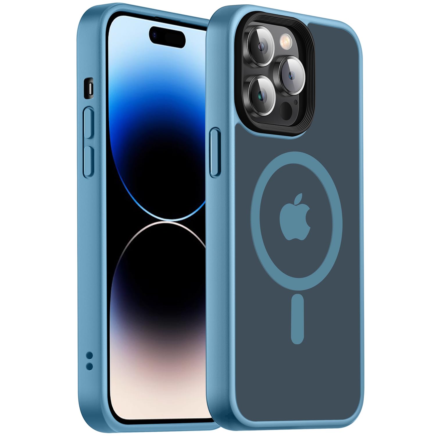 for iPhone 17 Pro Max case with Camera Lens Protector[10Ft Military-Grade Protection] Compatible with fit MagSafe Shockproof Slim Thin Cover case for iPhone 17 Pro Max 6.9 inch, Orange Bumper