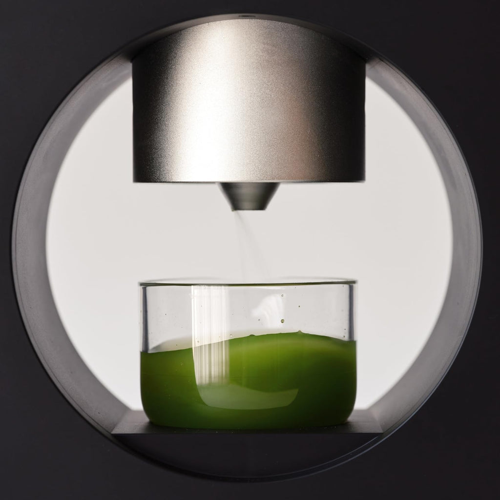 Matcha Maker Starter Kit, an Innovative At-home Matcha Machine that Produces Freshly Ground Matcha from Organic Shade-grown Japanese Tea Leaves (White)
