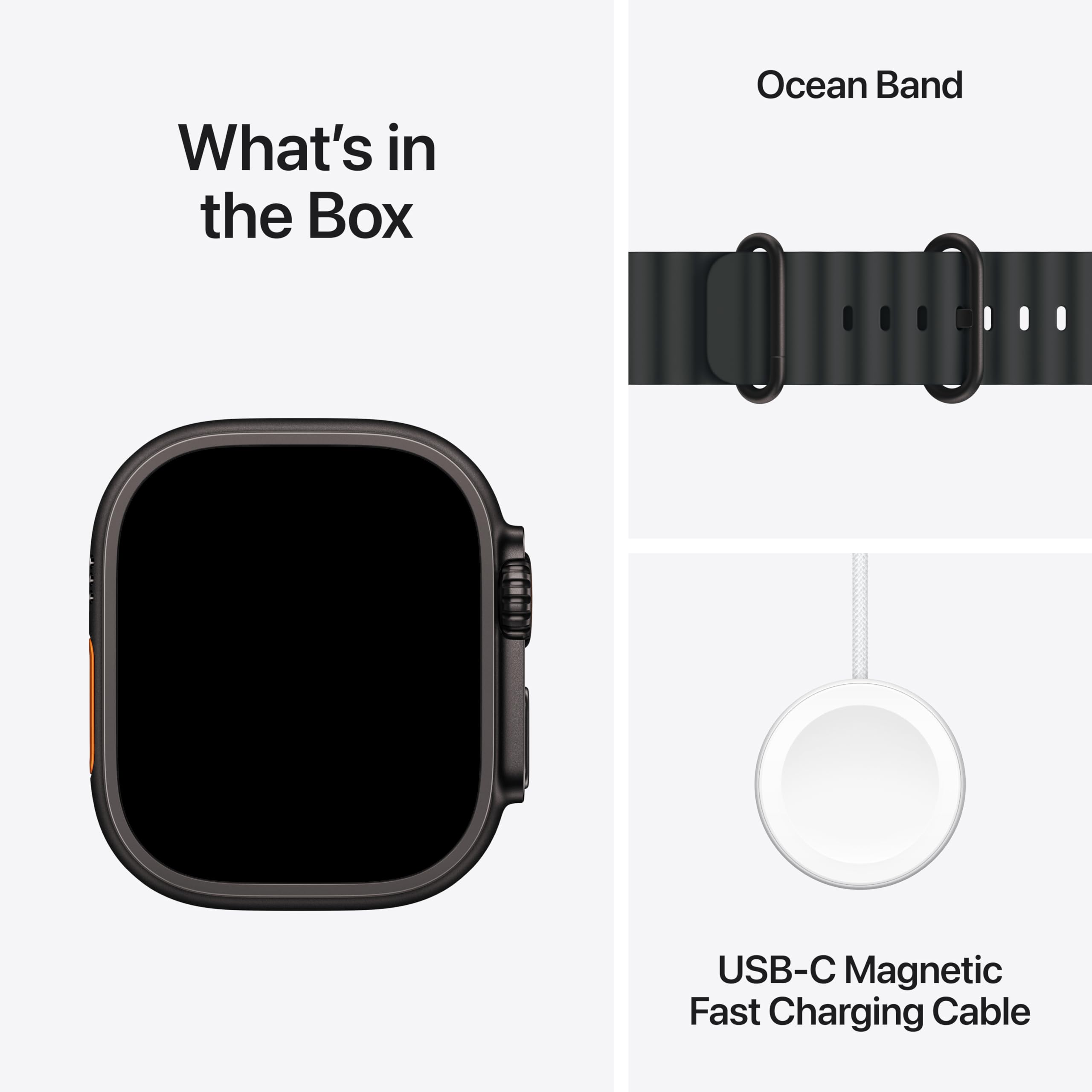 Apple Watch Ultra 3 [GPS + Cellular 49mm] Running & Multisport Smartwatch w/Rugged Titanium Case w/Black/Charcoal Trail Loop - S/M. Satellite Communications, Advanced Health & Fitness Tracking