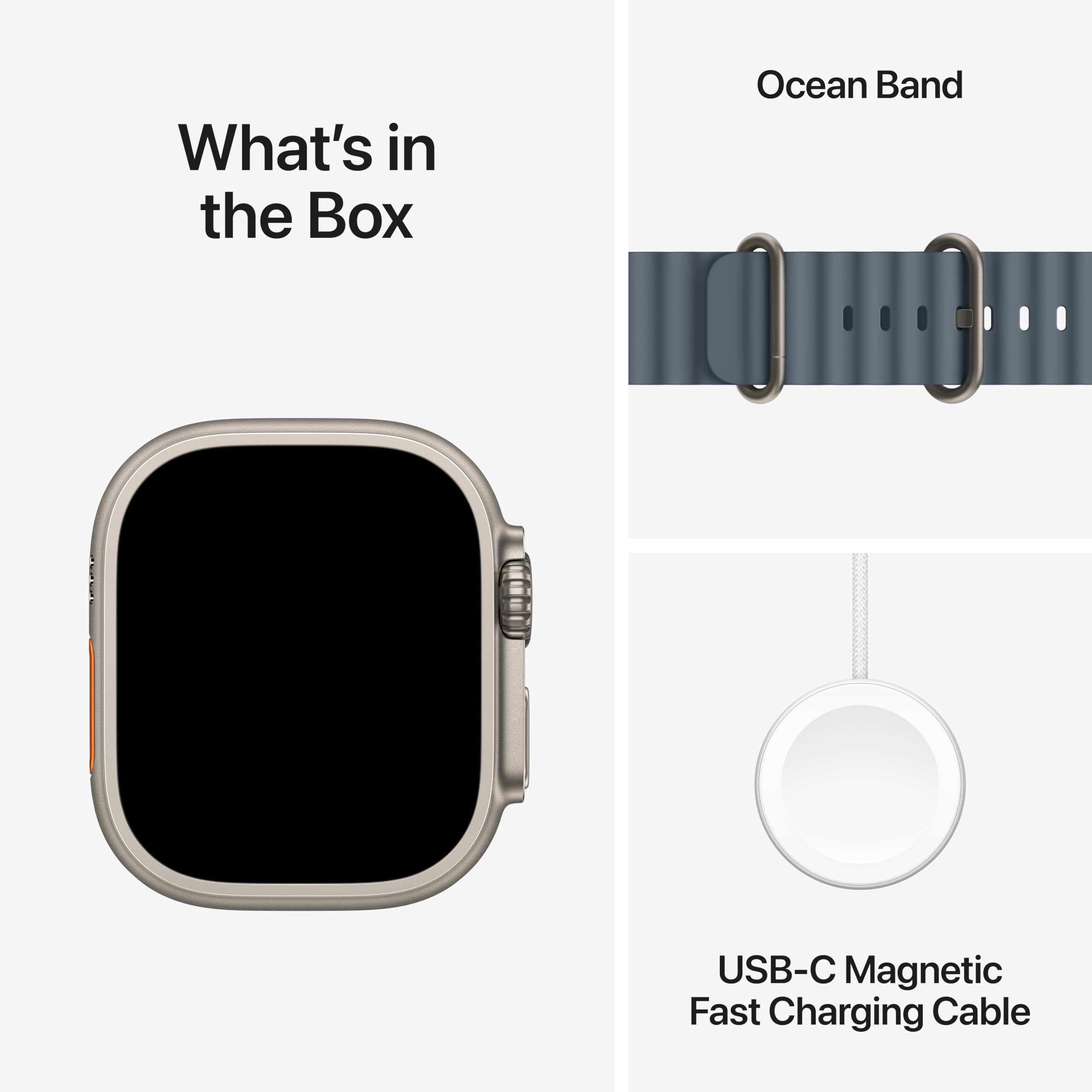 Apple Watch Ultra 3 [GPS + Cellular 49mm] Running & Multisport Smartwatch w/Rugged Titanium Case w/Black/Charcoal Trail Loop - S/M. Satellite Communications, Advanced Health & Fitness Tracking