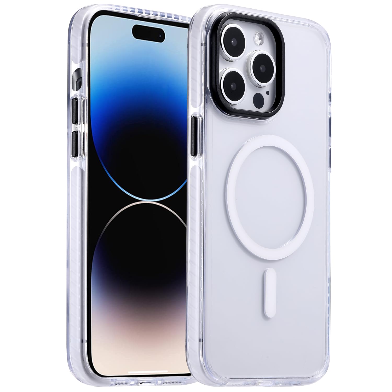 for iPhone 17 Pro Max case with Camera Lens Protector[10Ft Military-Grade Protection] Compatible with fit MagSafe Shockproof Slim Thin Cover case for iPhone 17 Pro Max 6.9 inch, Orange Bumper