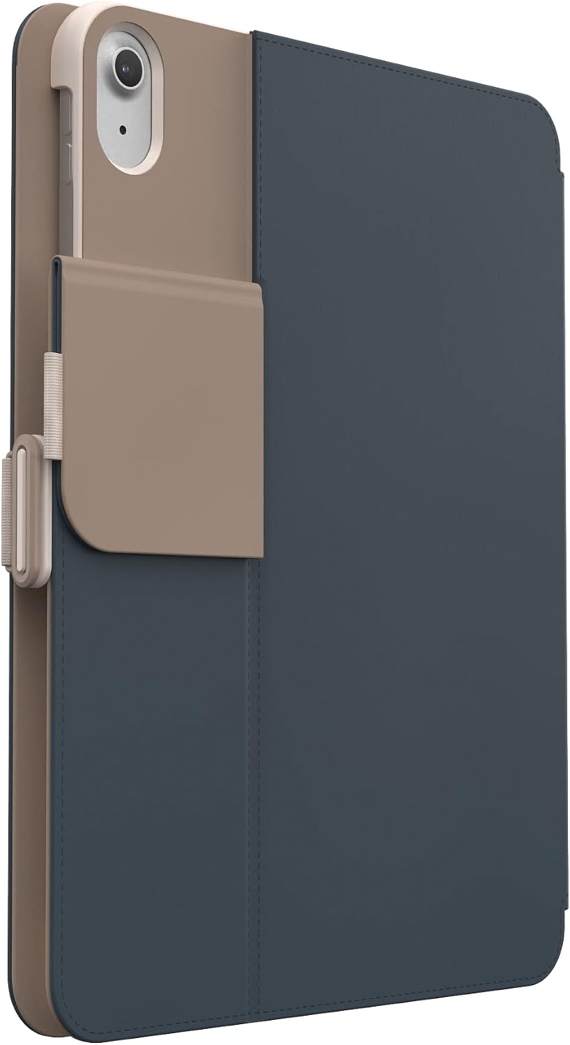 Speck iPad 10th Generation Case 2022 - Slim Multi Range Stand, Hard Back Case -Apple Pencil Holder & Drop Protection - 10.9 Inch iPad, Camera Shield - Plumberry, Crushed Apple, Crepe Pink BalanceFolio