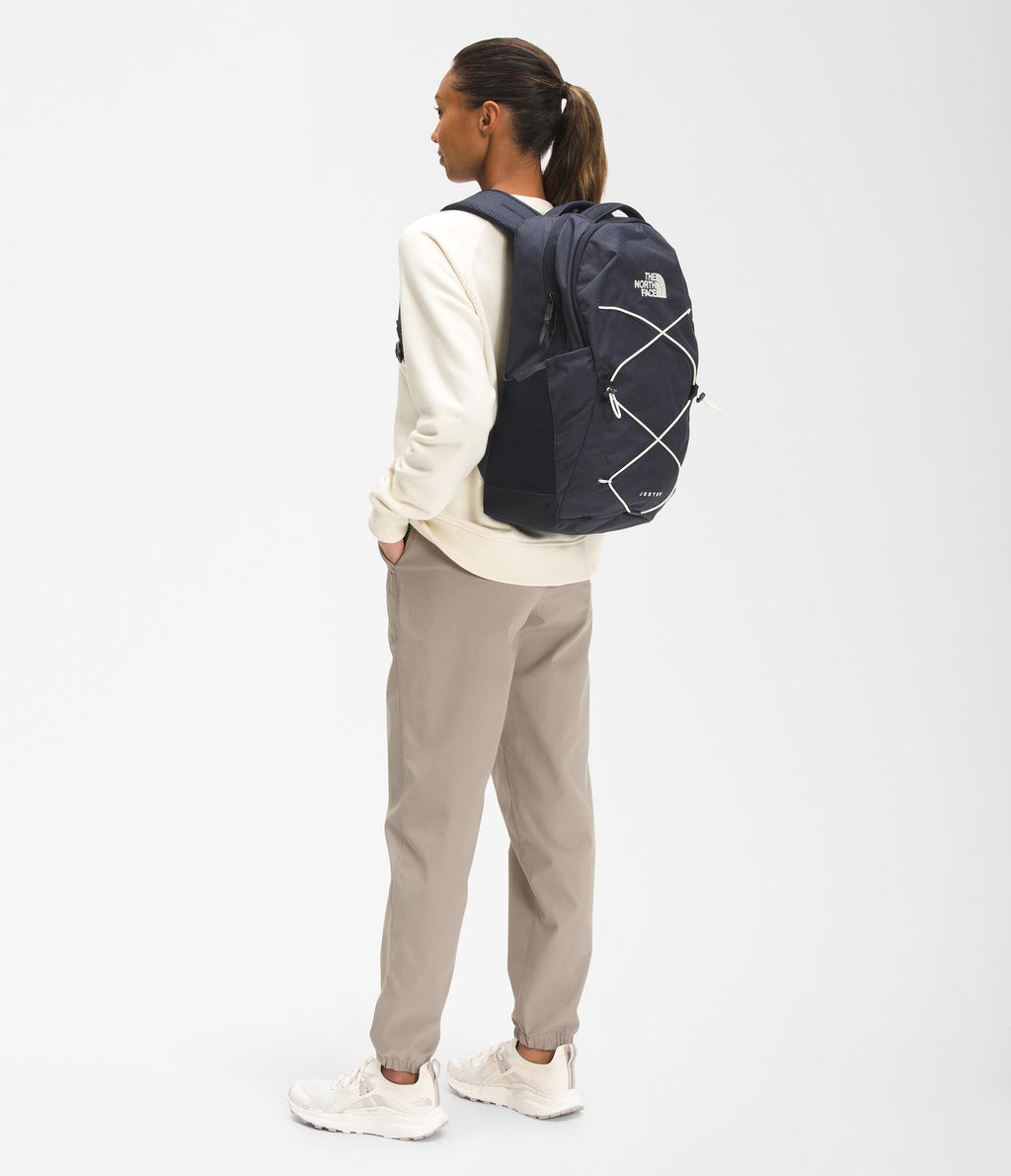 The North Face Jester Everyday Laptop Backpack - Commuter Daypack, Water Repellent, Laptop Sleeve, TNF Black-NPF, One Size | 28L recycled polyester with DWR finish, padded 16 in sleeve, chiropractor-endorsed FlexVent suspension, bottle pockets