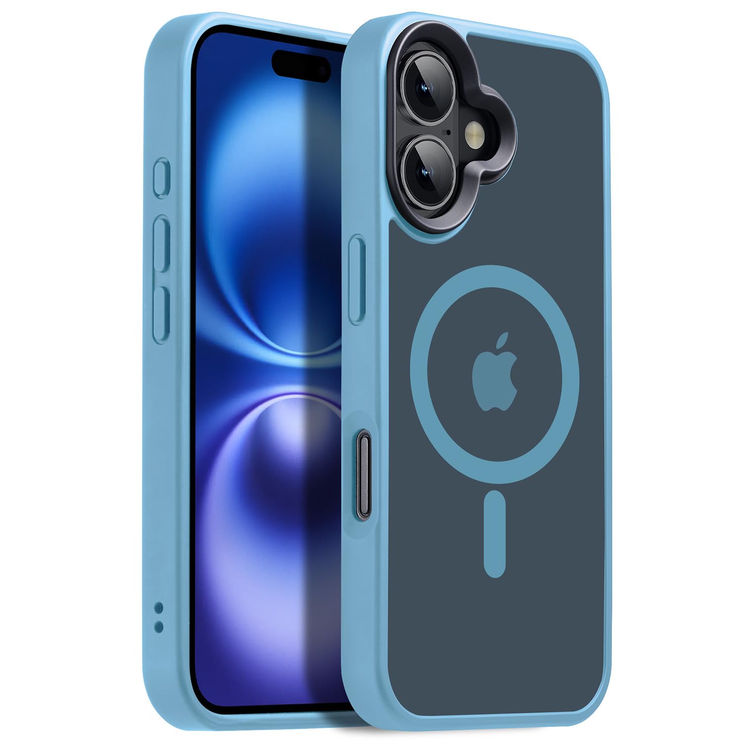 for iPhone 17 Pro Max case with Camera Lens Protector[10Ft Military-Grade Protection] Compatible with fit MagSafe Shockproof Slim Thin Cover case for iPhone 17 Pro Max 6.9 inch, Orange Bumper