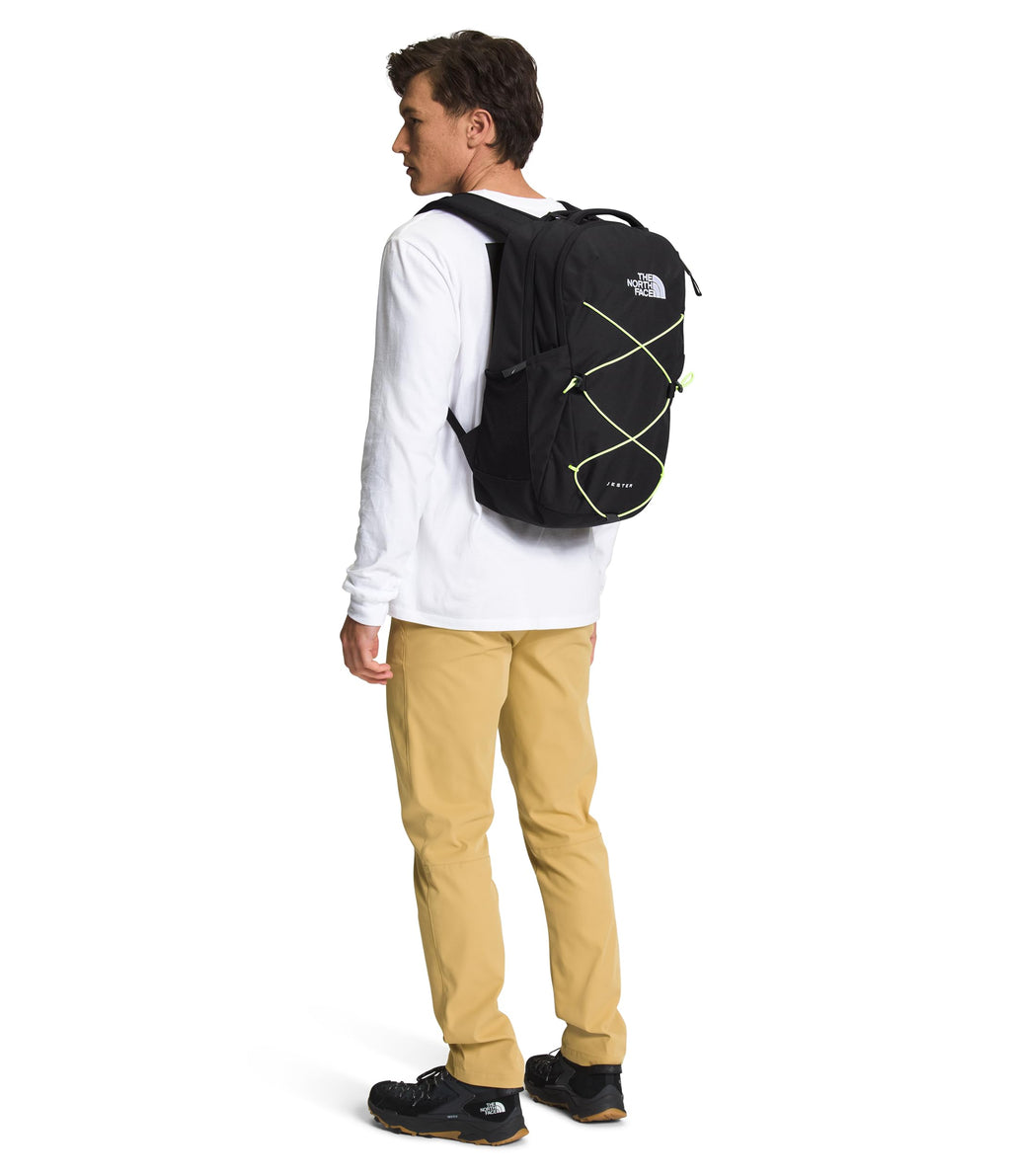 The North Face Jester Everyday Laptop Backpack - Commuter Daypack, Water Repellent, Laptop Sleeve, TNF Black-NPF, One Size | 28L recycled polyester with DWR finish, padded 16 in sleeve, chiropractor-endorsed FlexVent suspension, bottle pockets