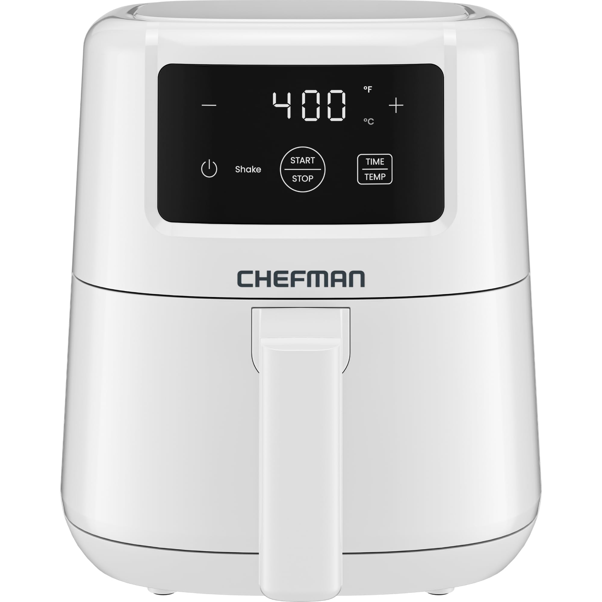 CHEFMAN 2 Qt Mini Air Fryer – Digital Space-Saving Compact Air Fryer with Nonstick and Dishwasher Safe Basket, Quick & Easy Meals in Minutes, Features Digital Timer and Shake Reminder – Black