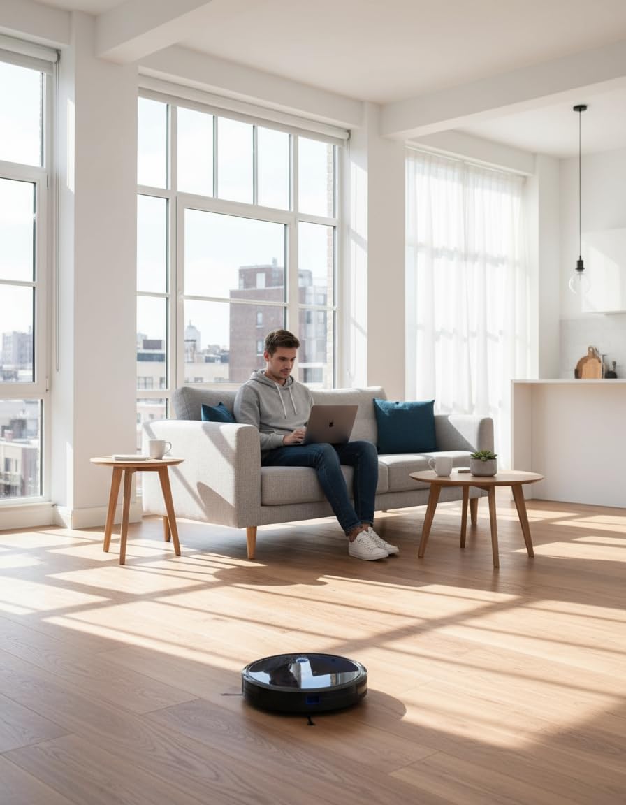 eufy 11S MAX Robot Vacuum Cleaner, Super Thin, Quiet | Self-Charging, Easy to use, Cleans Hard Floors to Medium-Pile Carpets, Black