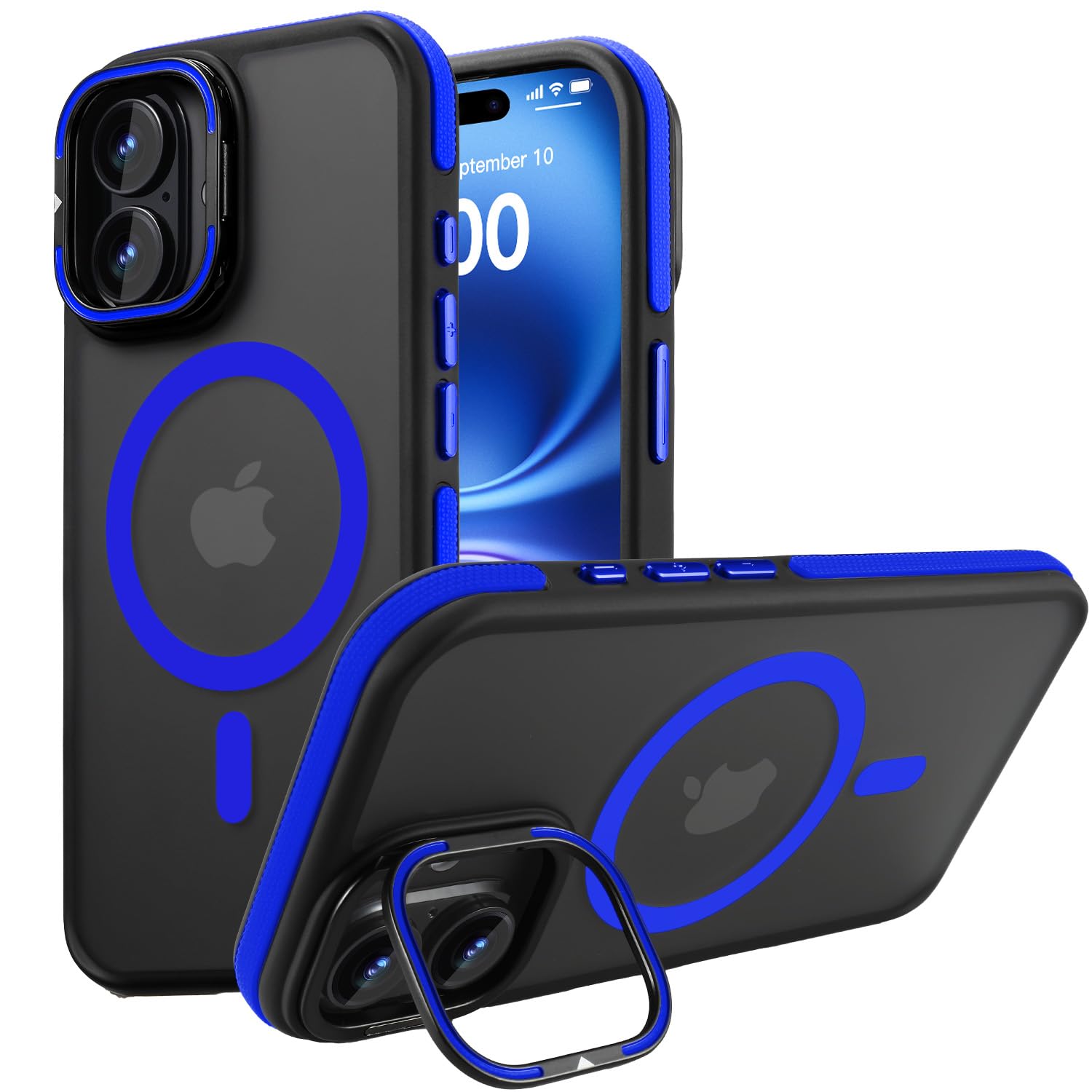 for iPhone 17 Pro Max case with Camera Lens Protector[10Ft Military-Grade Protection] Compatible with fit MagSafe Shockproof Slim Thin Cover case for iPhone 17 Pro Max 6.9 inch, Orange Bumper