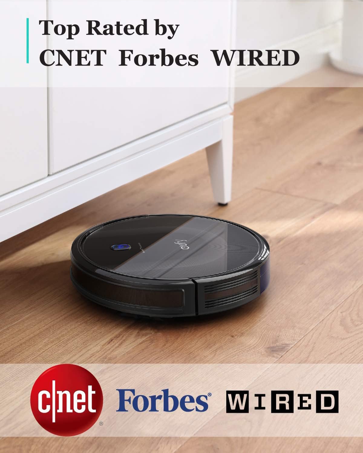 eufy 11S MAX Robot Vacuum Cleaner, Super Thin, Quiet | Self-Charging, Easy to use, Cleans Hard Floors to Medium-Pile Carpets, Black