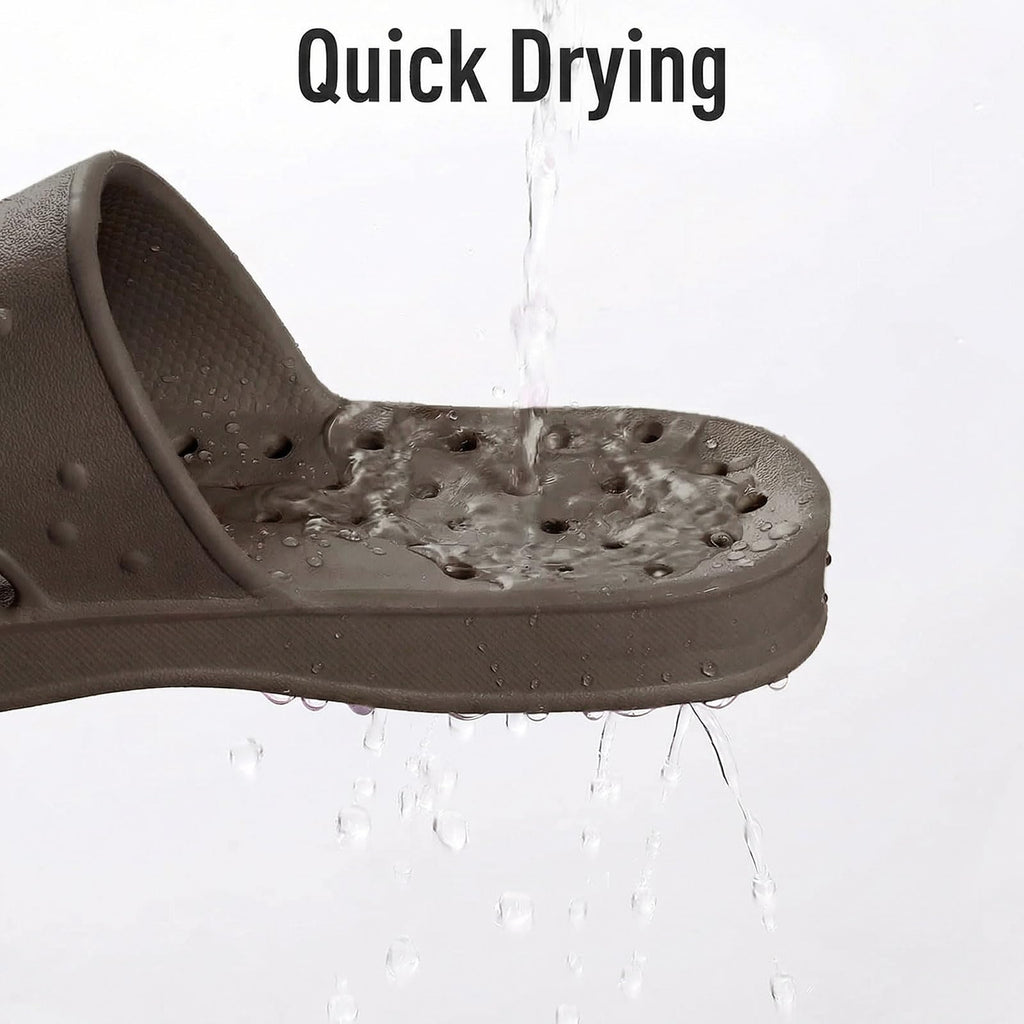 shevalues Shower Shoes for Women Men with Arch Support Quick Drying Pool Slides Lightweight Beach Sandals with Drain Holes