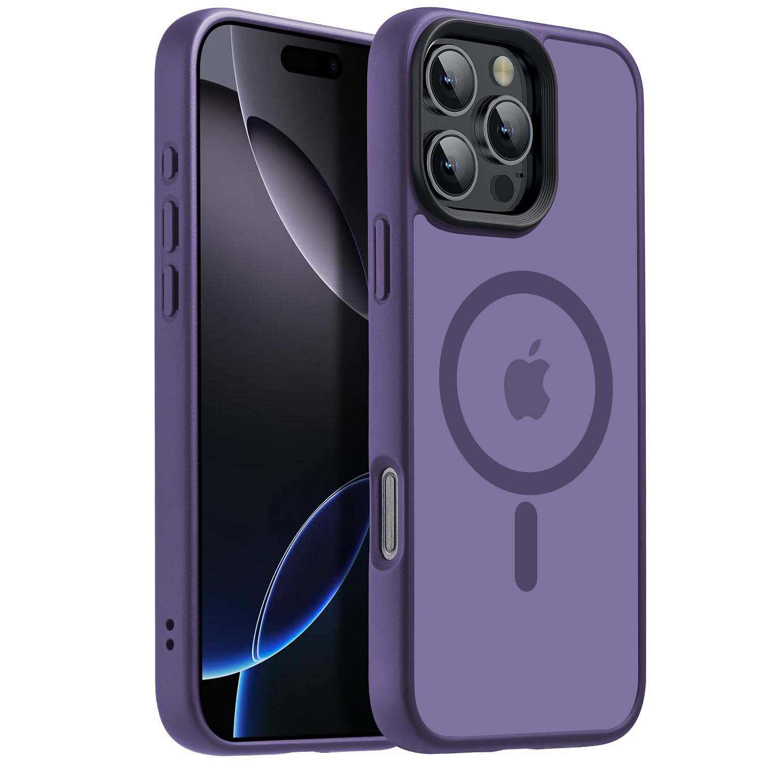 for iPhone 17 Pro Max case with Camera Lens Protector[10Ft Military-Grade Protection] Compatible with fit MagSafe Shockproof Slim Thin Cover case for iPhone 17 Pro Max 6.9 inch, Orange Bumper