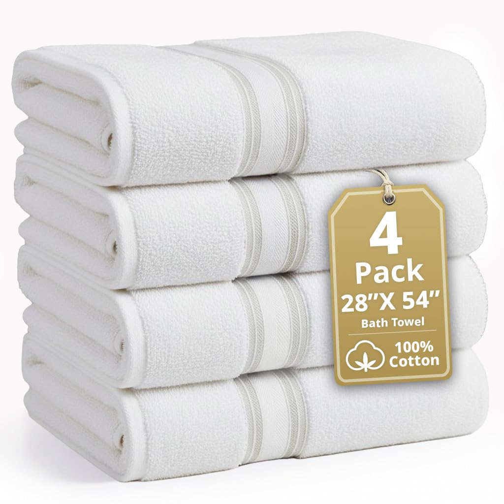 LANE LINEN Bathroom Towels Set of 18 – Zero Twist, 100% Mercerized Cotton Towel, 6 Bath, 6 Handtowel & 6 Washcloths, Luxury Hotel Design, Perfect for Salon & Guests, Machine Washable – Cerulean Blue