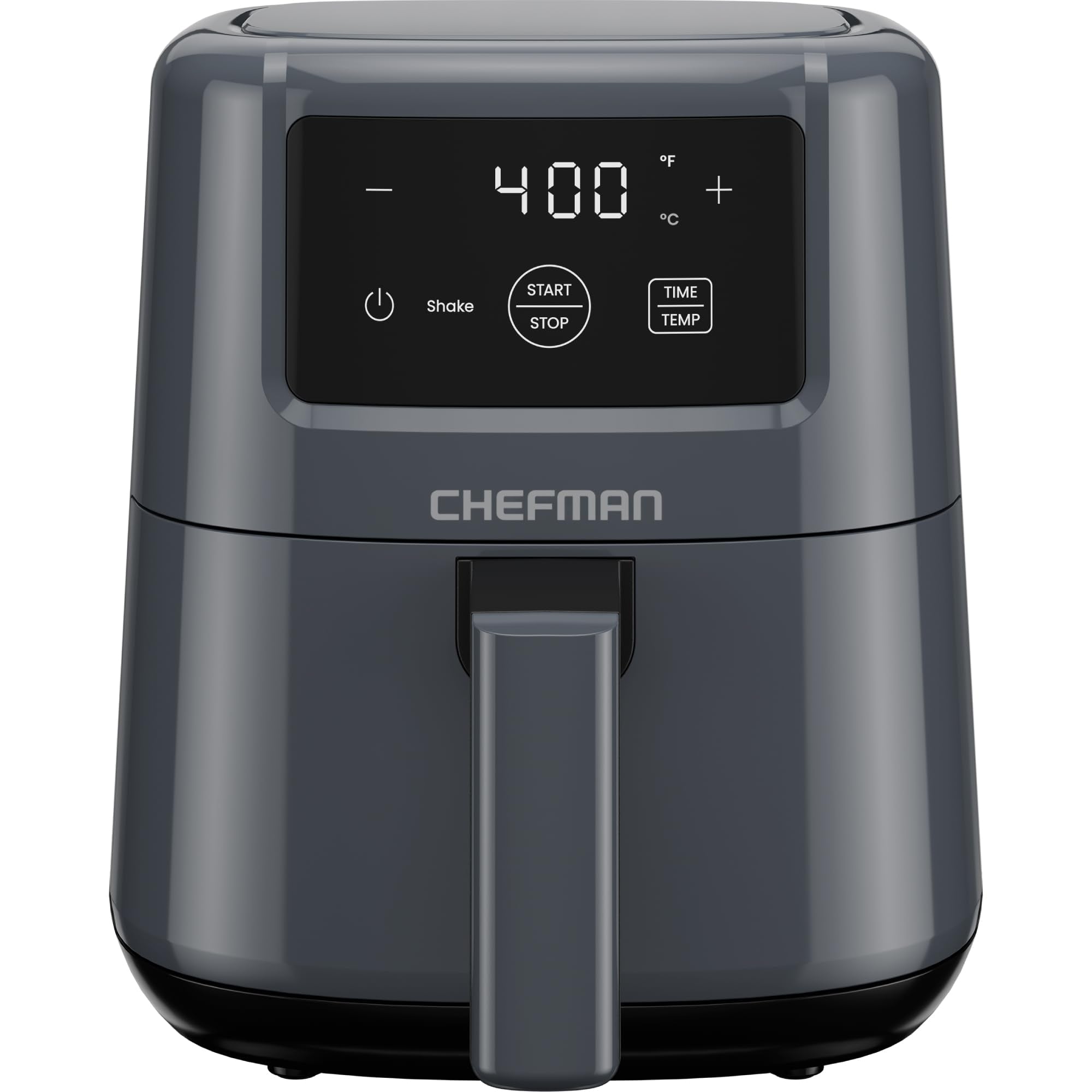 CHEFMAN 2 Qt Mini Air Fryer – Digital Space-Saving Compact Air Fryer with Nonstick and Dishwasher Safe Basket, Quick & Easy Meals in Minutes, Features Digital Timer and Shake Reminder – Black