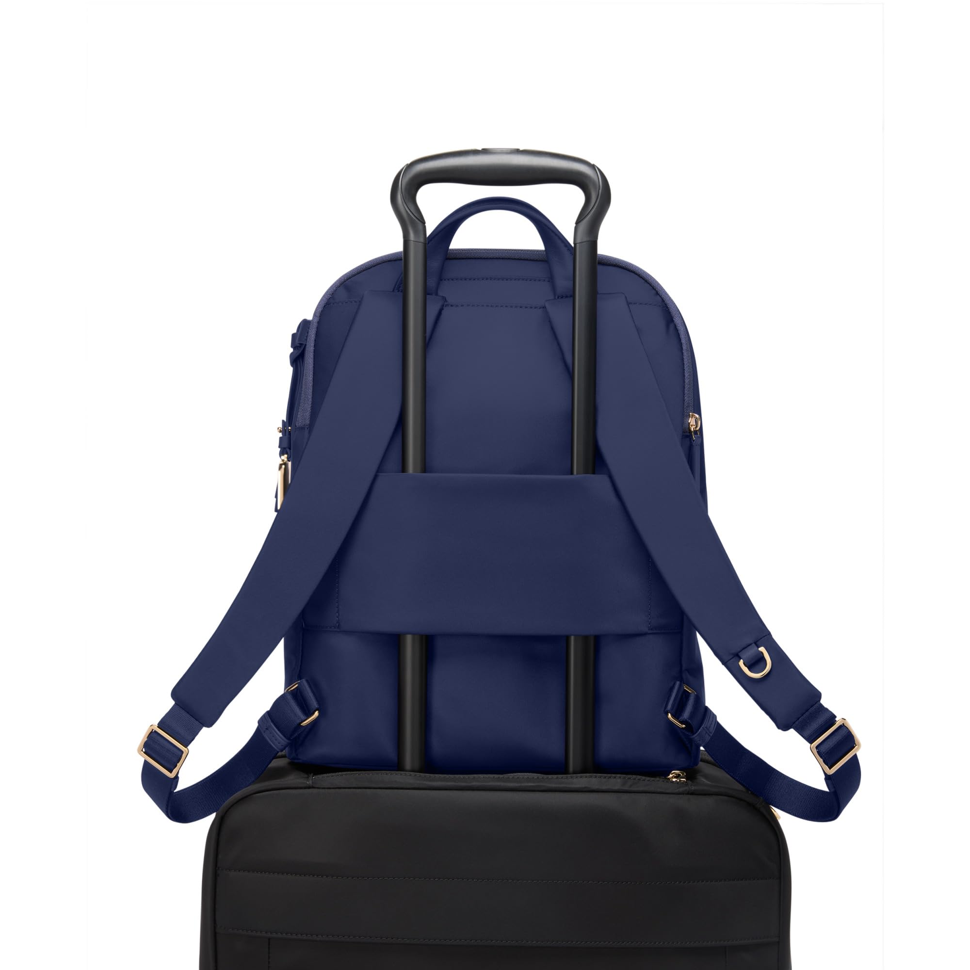 TUMI - Voyageur Halsey Backpack - Travel Backpack - For Business, Fashion, Commute - Holds Up to 14" Screens - Black & Gold